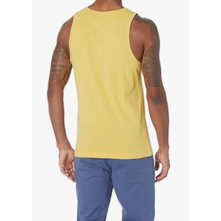 NH 2025 Slim-Fit Men's Tank - Casual Wear - Light Yellow