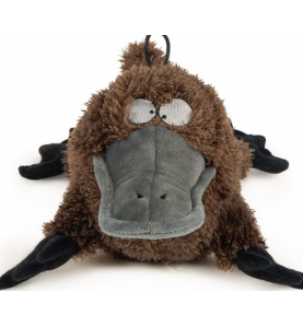 Platypus Silent Squeak Plush Dog Toy