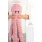 Dog Toys for Large Dogs, 27” Extra Large Pink Plush Octopus Dog Toy