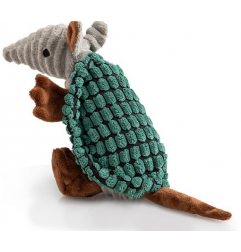Plush Dog Squeaky Toy Stuffed  Animal Pet Puppy Chew Toys -Green