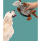 Plush Dog Squeaky Toy Stuffed  Animal Pet Puppy Chew Toys -Green