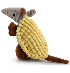 NH Plush Dog Squeaky Toy Stuffed  Animal Pet Puppy Chew Toys -Yellow