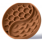 Dog Bowls, Silicone Pet Food Bowls with Suction Cups -  Brown